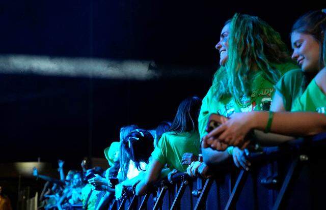 Thousands of students flocked to the second annual Morning on the Green music festival in the early morning hours of March 14, 2026. 